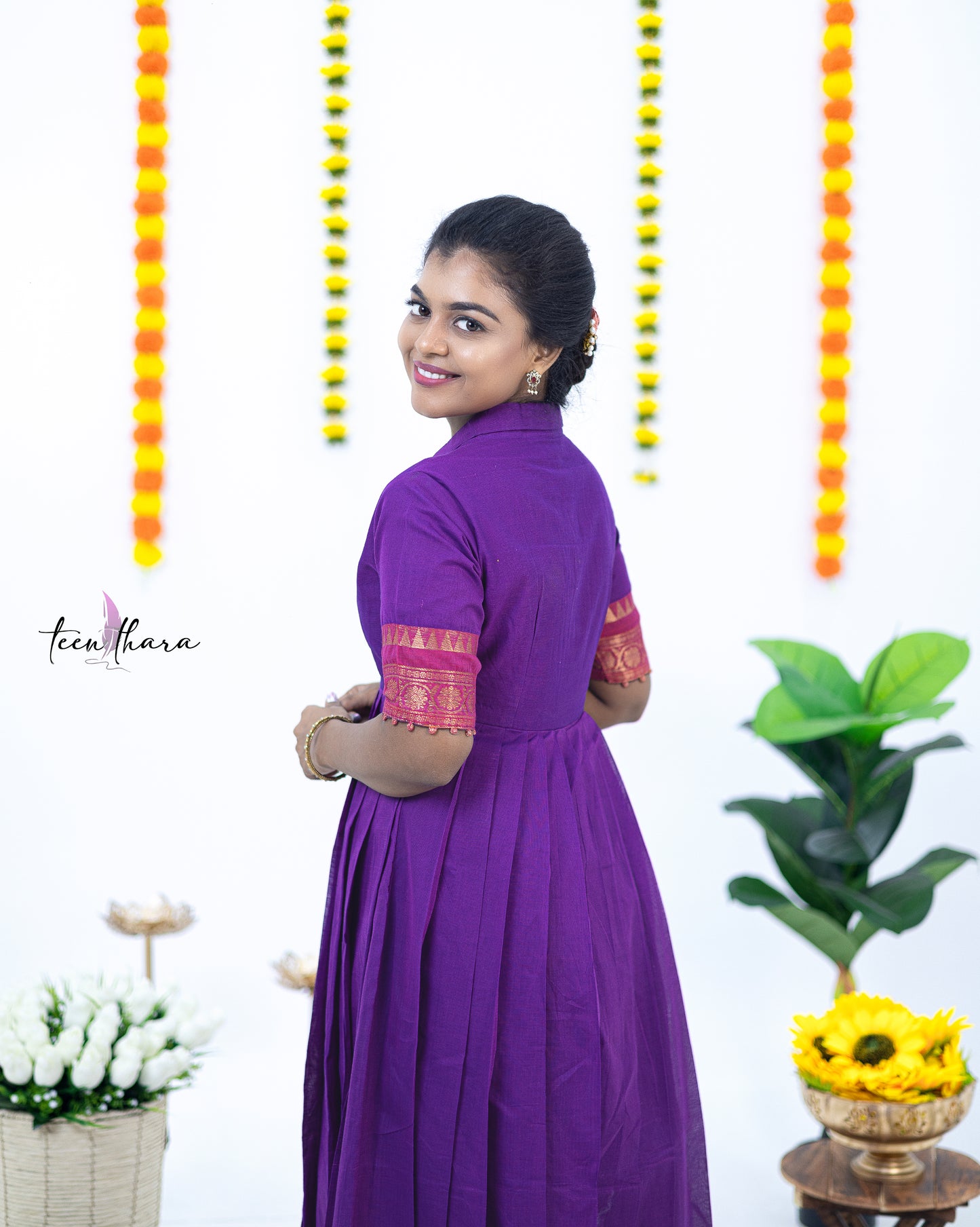Mystic Purple Elegance, INDO-WESTERN-CTN107