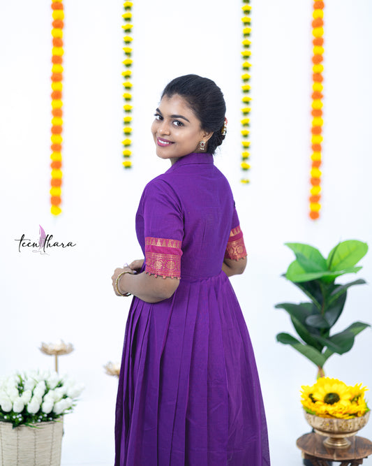 Mystic Purple Elegance, INDO-WESTERN-CTN107