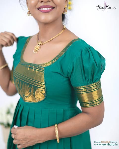 Rama Green Natural Gown -CTN103
