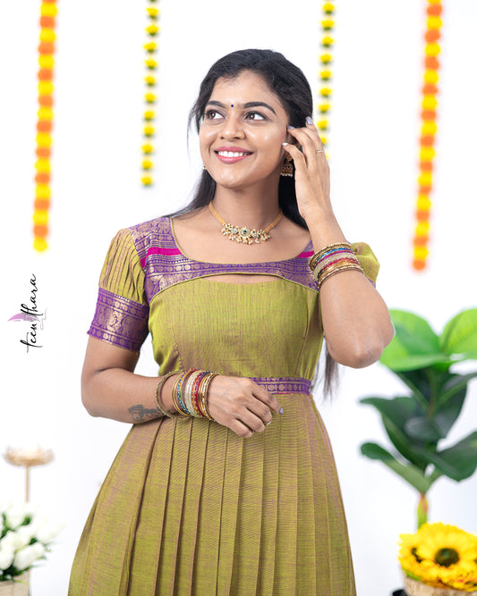 Perfect Blend of green and Purple- CTN104