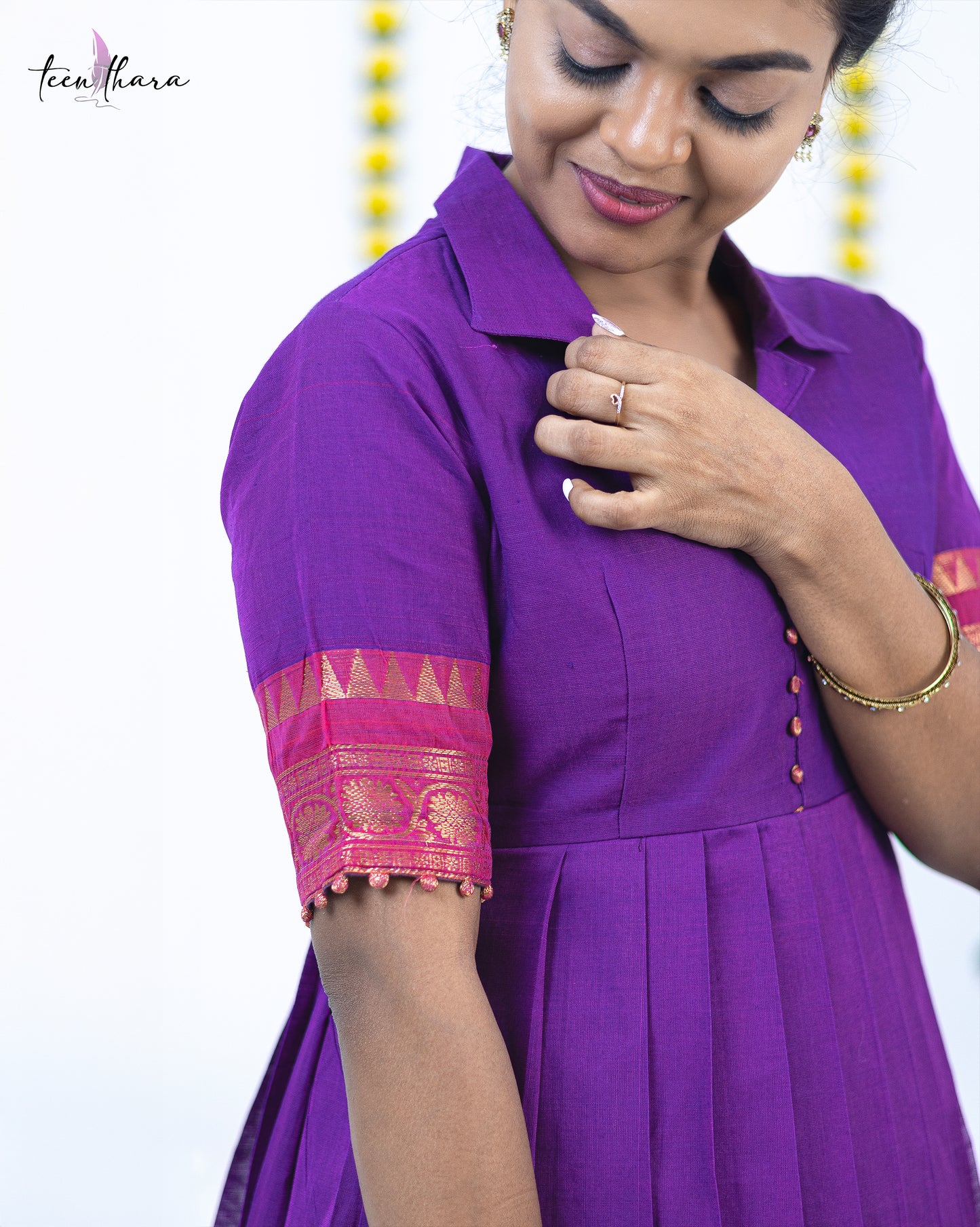 Mystic Purple Elegance, INDO-WESTERN-CTN107